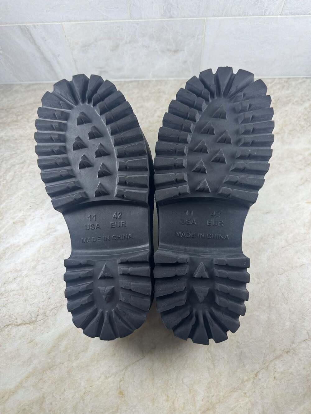 Jeffrey Campbell Summertime Platform Slide Sandals Black Lug Sole Women’s 11 - Picture 11 of 14